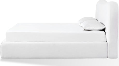 Elena Vanilla Full Upholstered Bed - Ornate Home