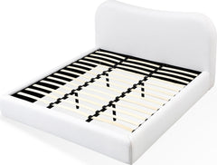 Elena Vanilla Full Upholstered Bed - Ornate Home
