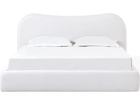 Elena Vanilla King Upholstered Bed - Ornate Home