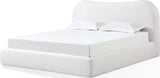 Elena Vanilla King Upholstered Bed - Ornate Home