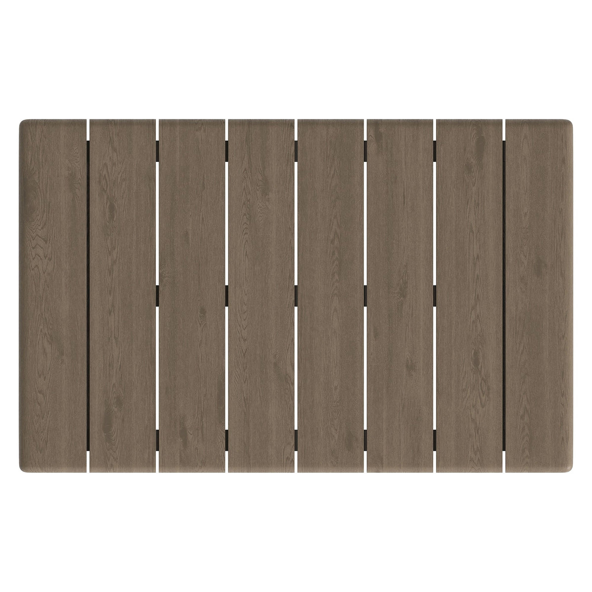 Eleni Weathered Gray 41-Inch Outdoor Patio Teak Wood Coffee Table - Ornate Home