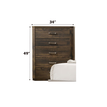 Elettra Rustic Walnut Chest - Ornate Home