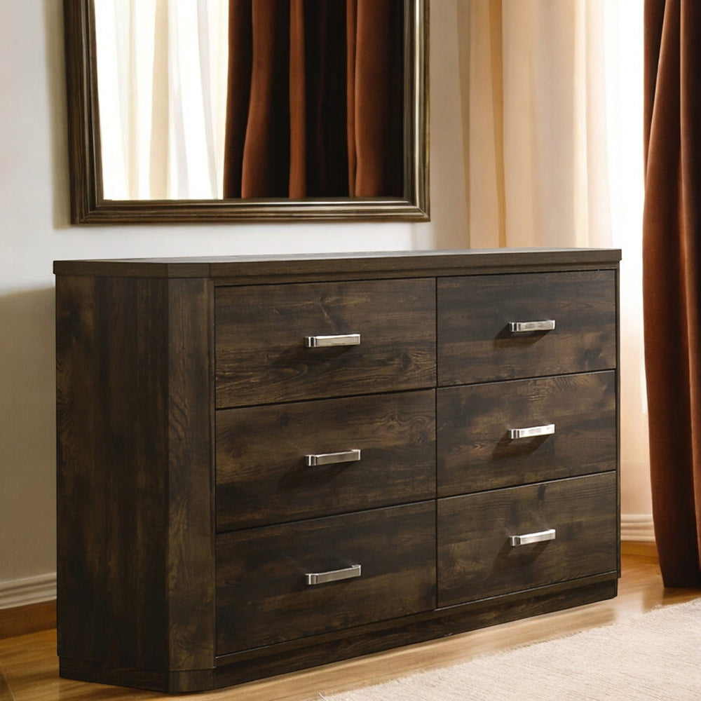 Elettra Rustic Walnut Dresser - Ornate Home