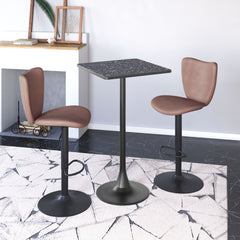 Elevate Brown Barstool (Set of 2) - Ornate Home