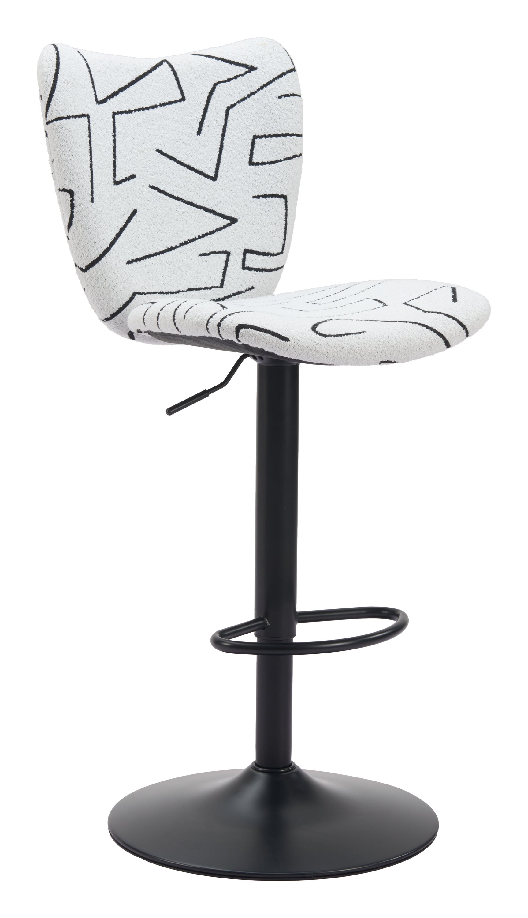 Elevate White Barstool (Set of 2) - Ornate Home