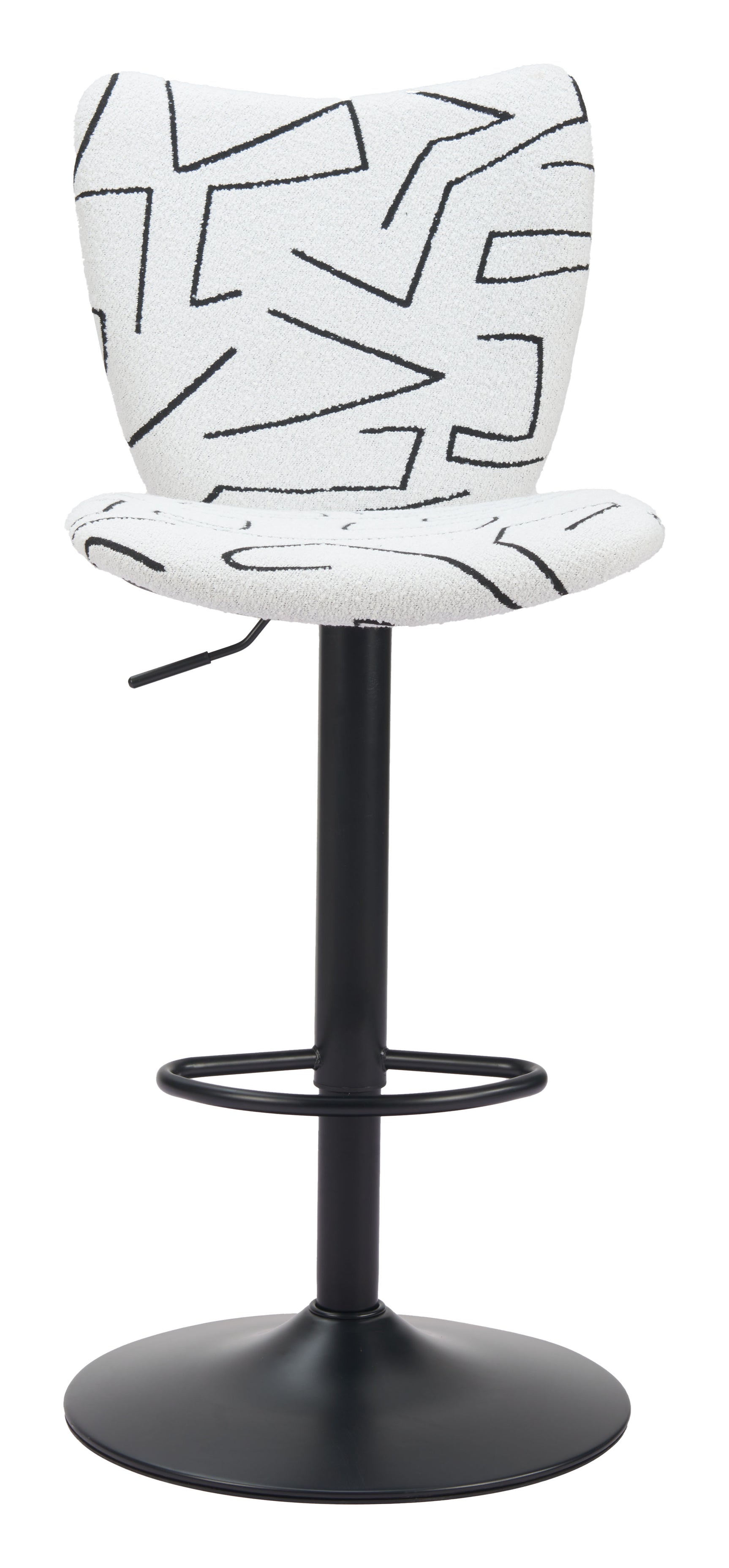 Elevate White Barstool (Set of 2) - Ornate Home