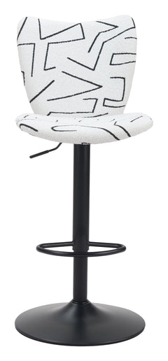 Elevate White Barstool (Set of 2) - Ornate Home