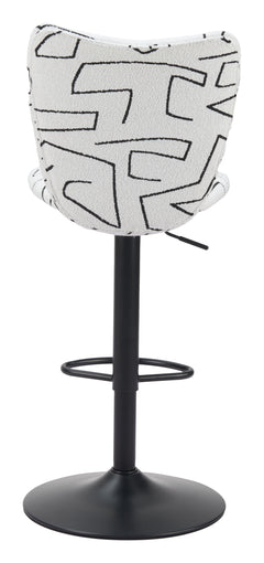 Elevate White Barstool (Set of 2) - Ornate Home