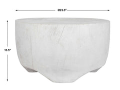 Elevate White Coffee Table - Ornate Home