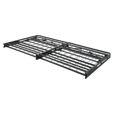 Elevated Black Eastern King Foldable Metal Platform Bed Frame - Ornate Home