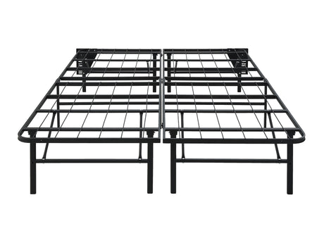 Elevated Black Full Foldable Metal Platform Bed Frame - Ornate Home