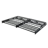 Elevated Black Full Foldable Metal Platform Bed Frame - Ornate Home