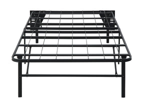 Elevated Black Twin Foldable Metal Platform Bed Frame - Ornate Home
