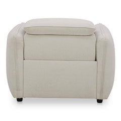 Eli Warm White Power Recliner Chair - Ornate Home