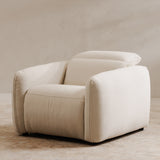 Eli Warm White Power Recliner Chair - Ornate Home