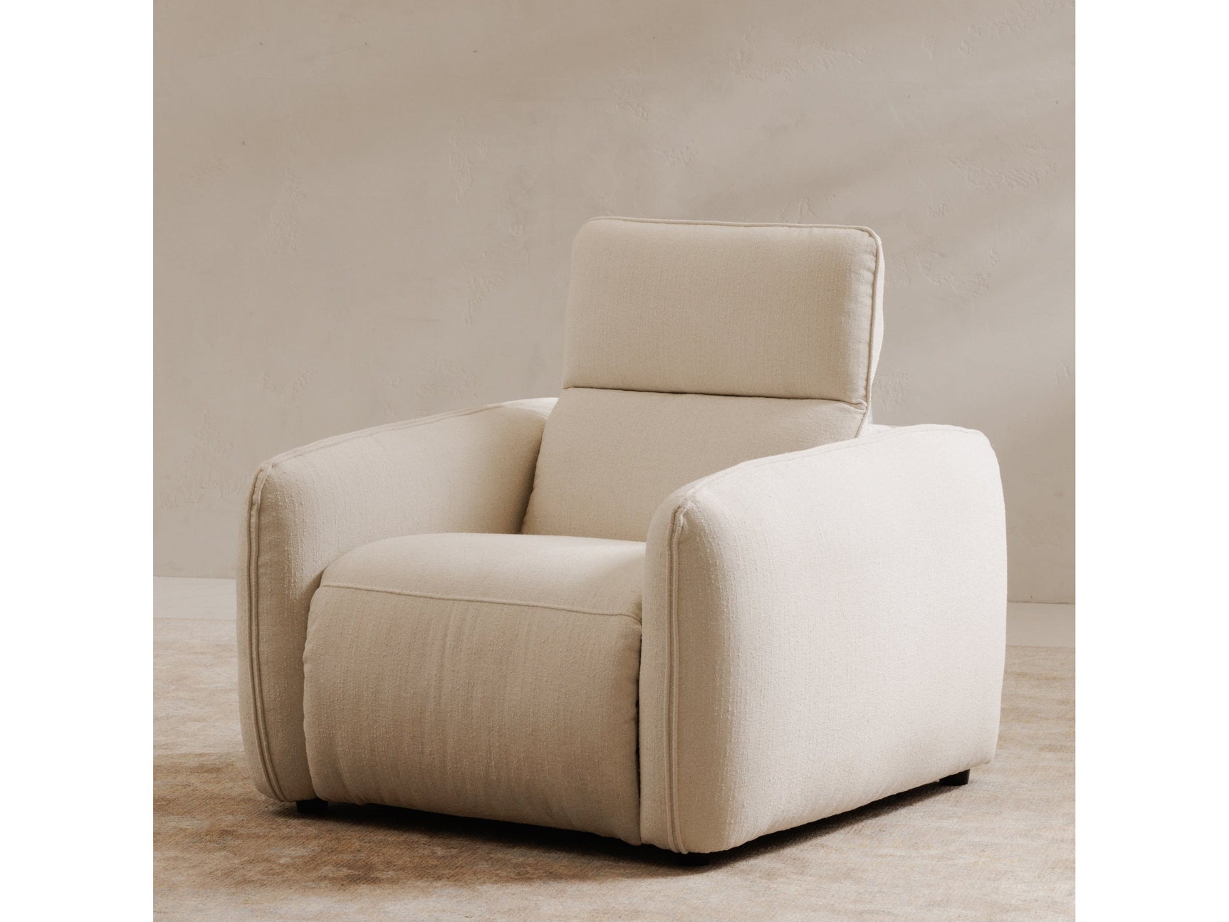 Eli Warm White Power Recliner Chair - Ornate Home