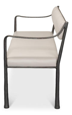 Eliana White Bench - Ornate Home