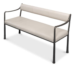 Eliana White Bench - Ornate Home
