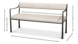 Eliana White Bench - Ornate Home