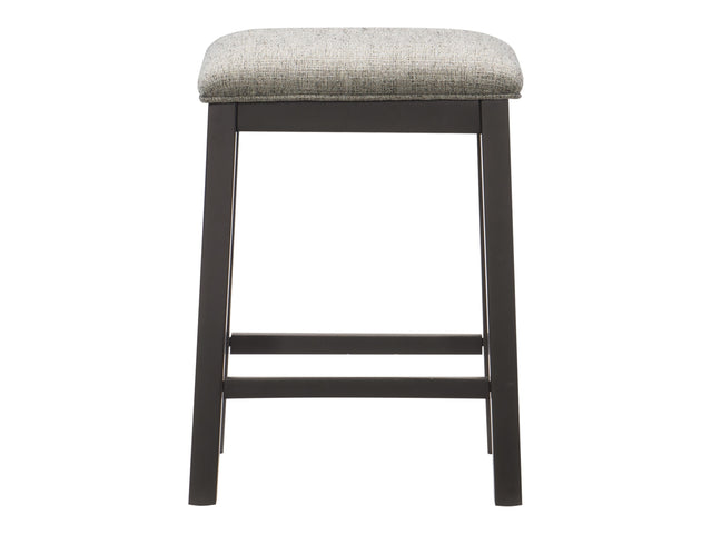 Elias Gray Counter Height Stool (Set of 2) - Ornate Home