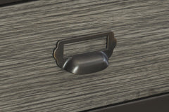 Elias Gray/Gunmetal Counter Height Table - Ornate Home