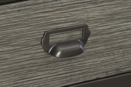 Elias Gray/Gunmetal Counter Height Table - Ornate Home