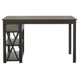 Elias Gray/Gunmetal Counter Height Table - Ornate Home