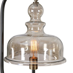 Elieser Brass/Bronze Industrial Floor Lamp - Ornate Home