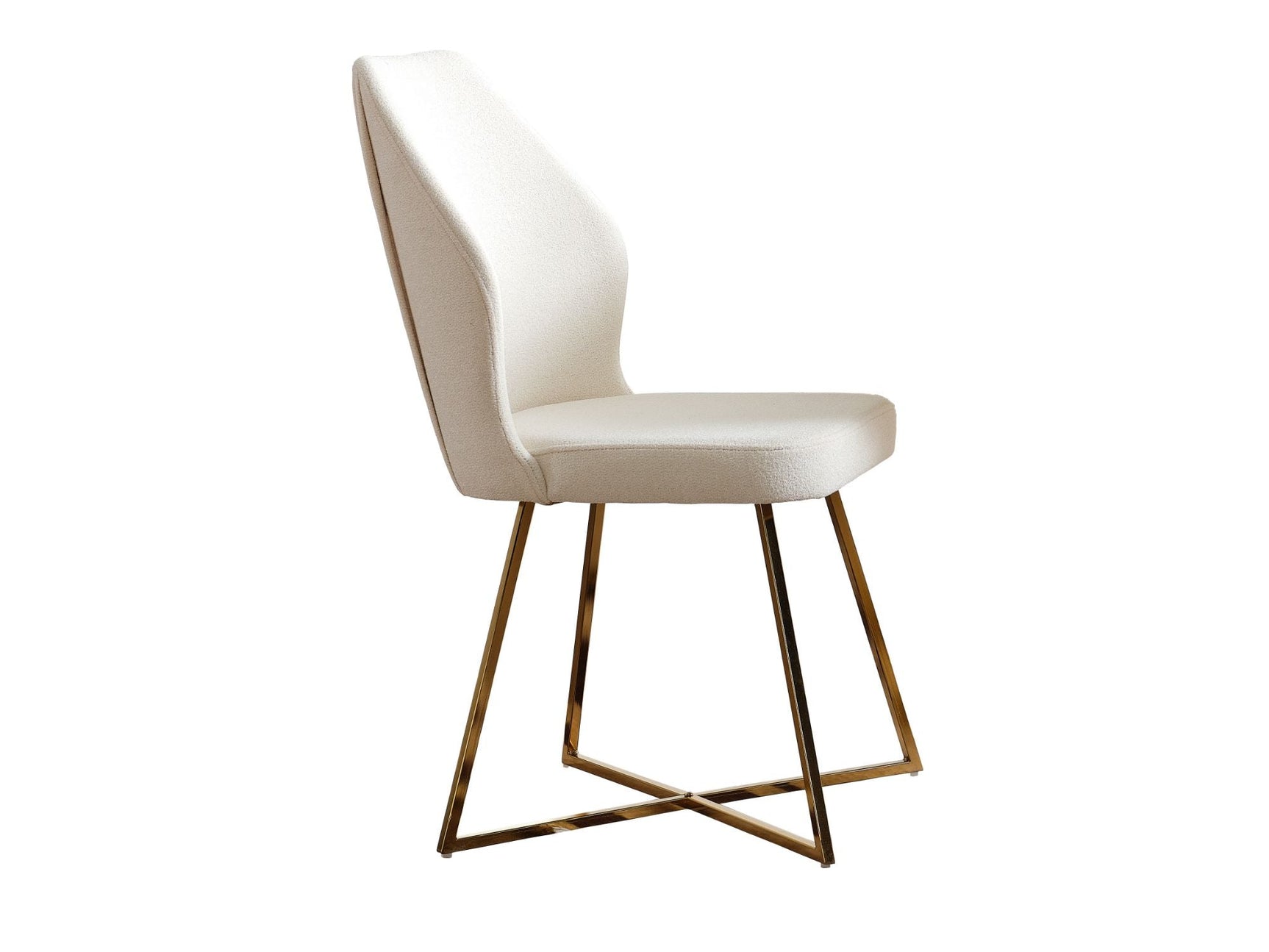 Marsel Cream Dining Room Set (Consol With Mirror & Dining Table & 6 Dining Chair)