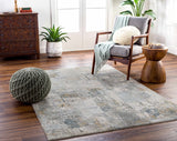 Elina Textured Abstract Rug with Fringes - Ornate Home