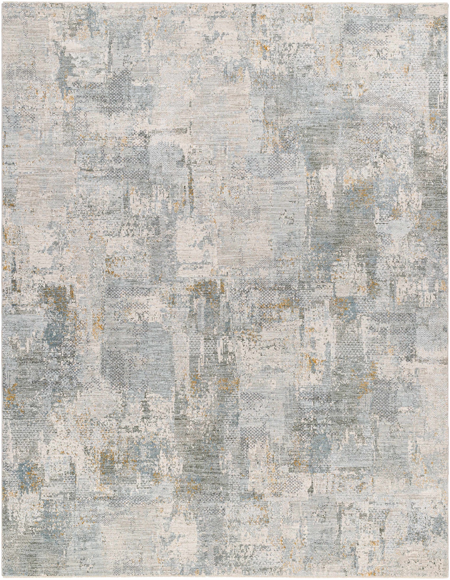 Elina Textured Abstract Rug with Fringes - Ornate Home