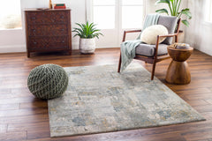 Elina Textured Abstract Rug with Fringes - Ornate Home