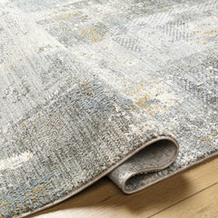 Elina Textured Abstract Rug with Fringes - Ornate Home