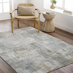 Elina Textured Abstract Rug with Fringes - Ornate Home