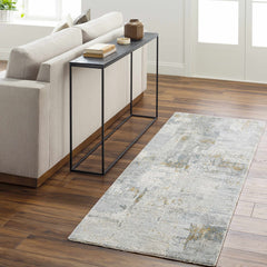 Elina Textured Abstract Rug with Fringes - Ornate Home