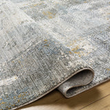 Elina Textured Abstract Rug with Fringes - Ornate Home