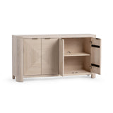 Elina Vanilla Grove 4 Door Cabinet - Ornate Home