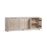 Elina Vanilla Grove 6 Door Cabinet - Ornate Home