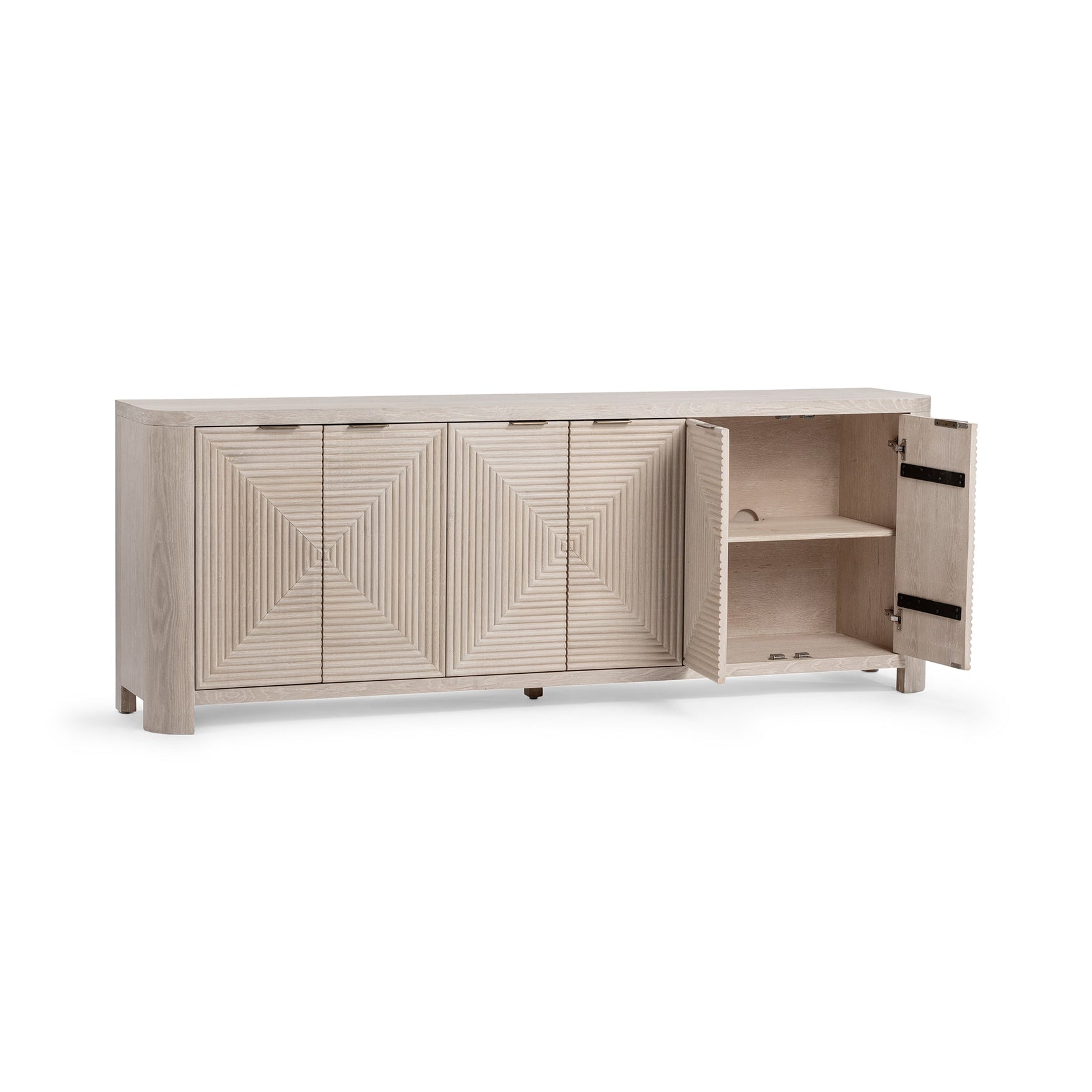 Elina Vanilla Grove 6 Door Cabinet - Ornate Home