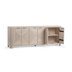 Elina Vanilla Grove 6 Door Cabinet - Ornate Home