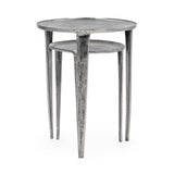 Elinor Antique Nickel Nesting Accent Tables (Set of 2) - Ornate Home