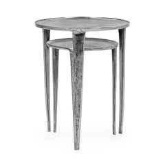 Elinor Antique Nickel Nesting Accent Tables (Set of 2) - Ornate Home