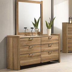 Elinora Natural Mirror - Ornate Home