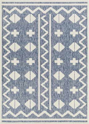 Elio Blue Outdoor Rug - Clearance - Ornate Home