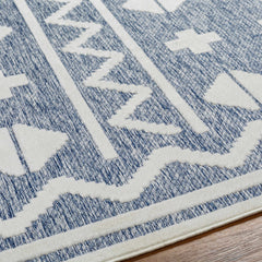 Elio Blue Outdoor Rug - Clearance - Ornate Home