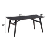 Eliora Black Dining Table - Ornate Home