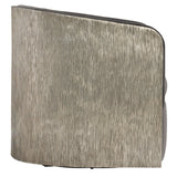 Eliot Burnished Aluminum/Grey Fabric Swivel Chair - Ornate Home