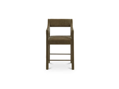Elise Cedar Green Counter Stool - Ornate Home