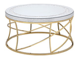 Elise Gold Coffee Table - Ornate Home