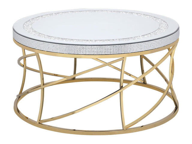 Elise Gold Coffee Table - Ornate Home